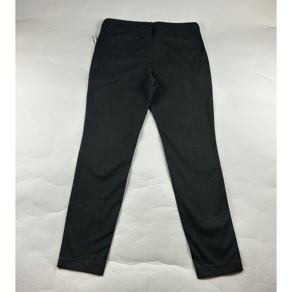 TALL Old Navy Charcoal Stretch Canvas Mid Rise Skinny Pixie Pant 16T New - Picture 5 of 6